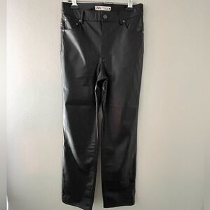 Zara - Full Length Faux Leather Pants
